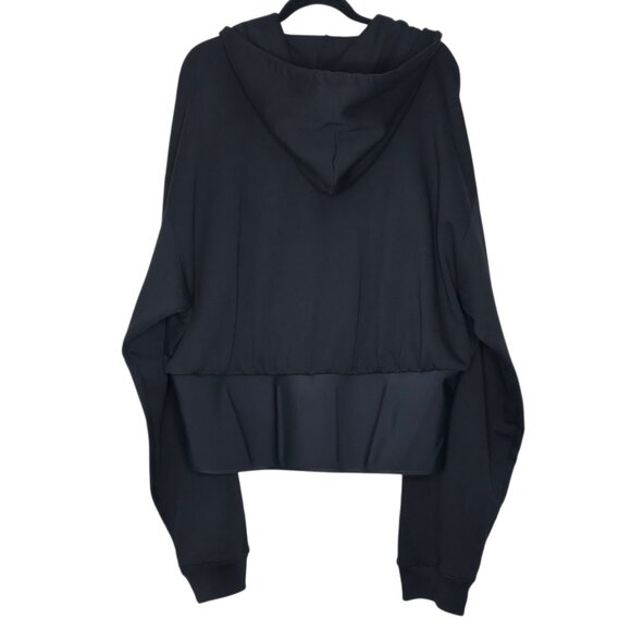 Mugler x H&M Corset Waist Black Hooded Zip Jacket Size XXL - Picture 10 of 14